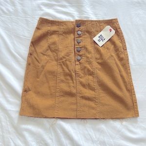 NWT Billabong Seams Like Moss Landing Corduroy Mini Skirt